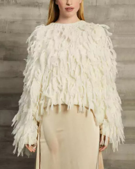 Loose-fitting Tassel Fashion Casual Top Sweater
