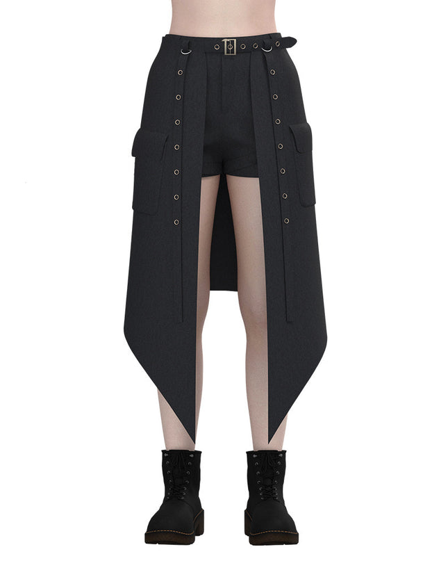 Rock Dark Punk Shorts Skirt For Women
