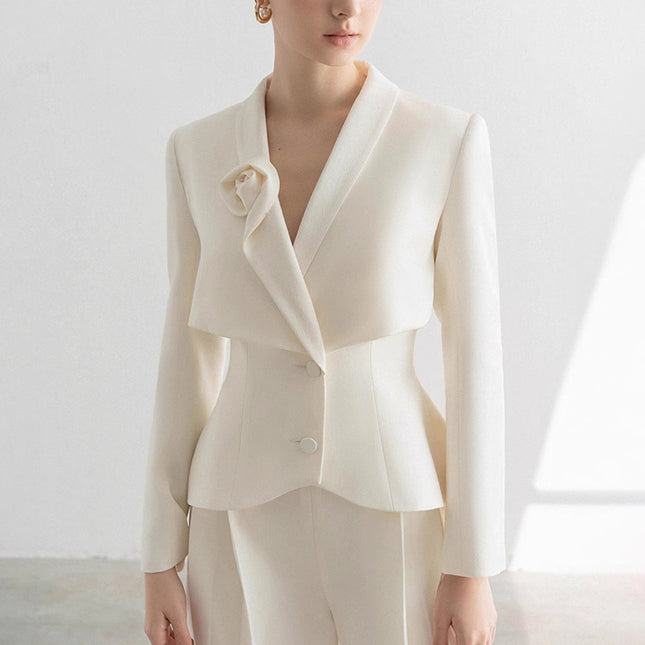 Apricot Business Temperament Small Suit Outfit