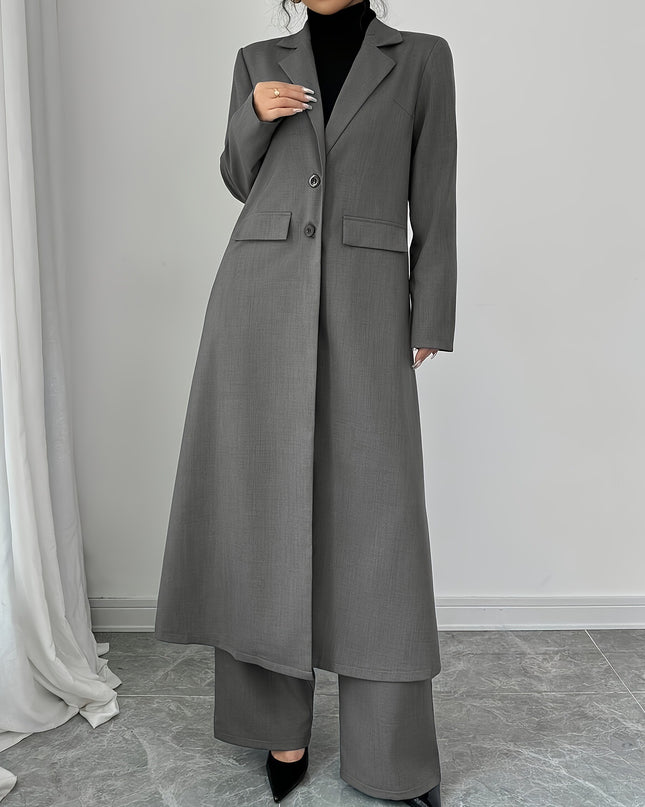 Suit Pants Elegant Graceful Two-piece Set