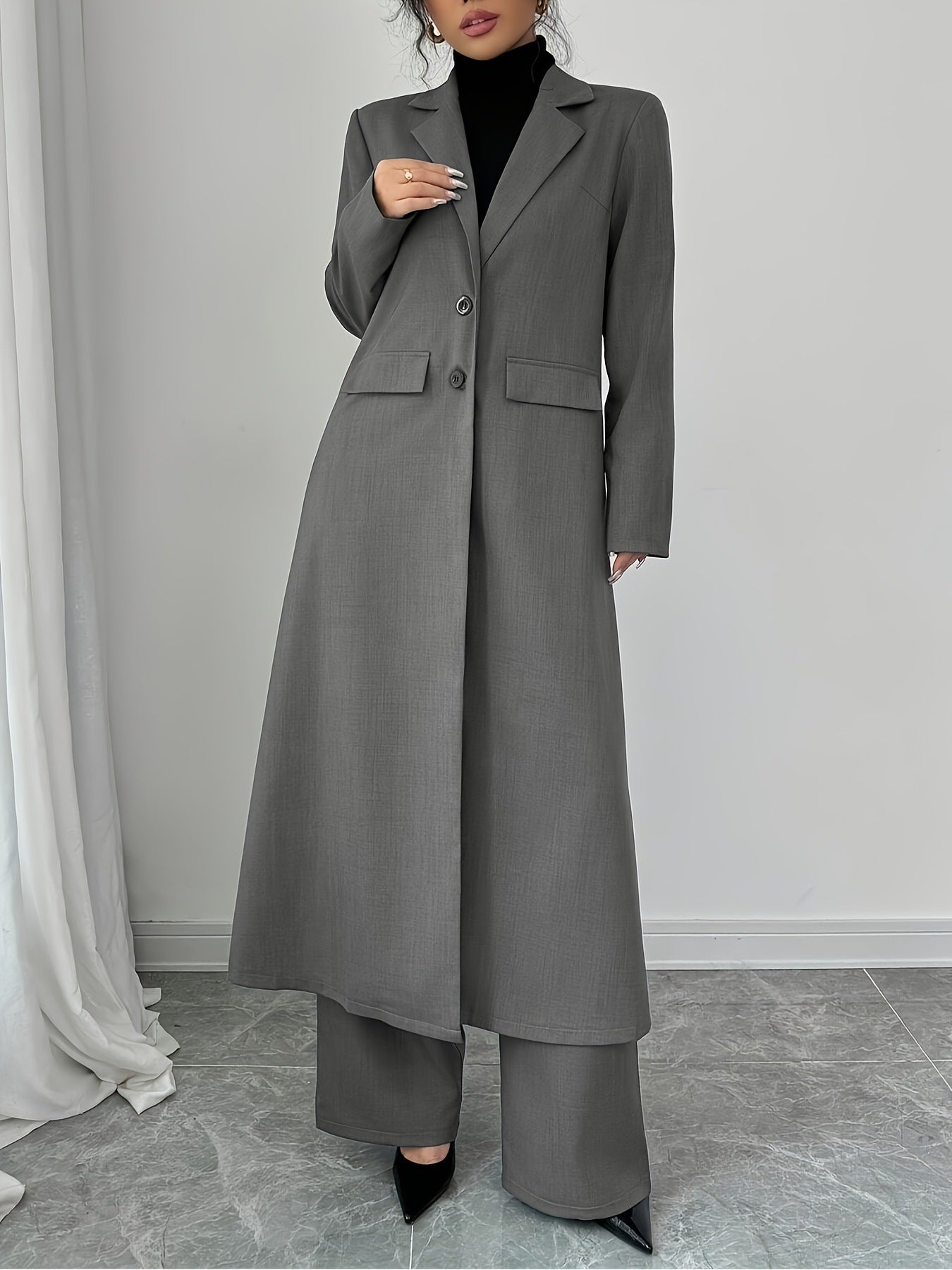 Suit Pants Elegant Graceful Two-piece Set