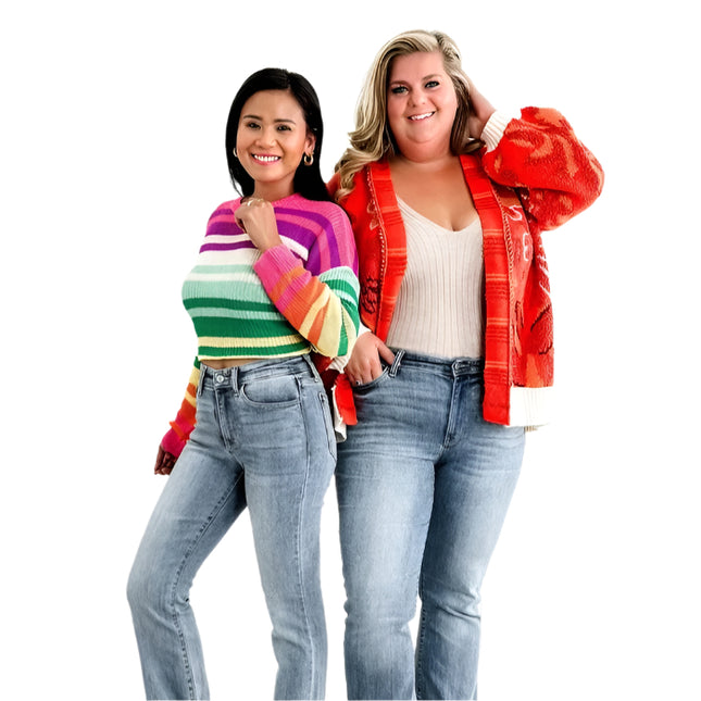 Fashion Plus Size Stretchy Slim-fit Jeans