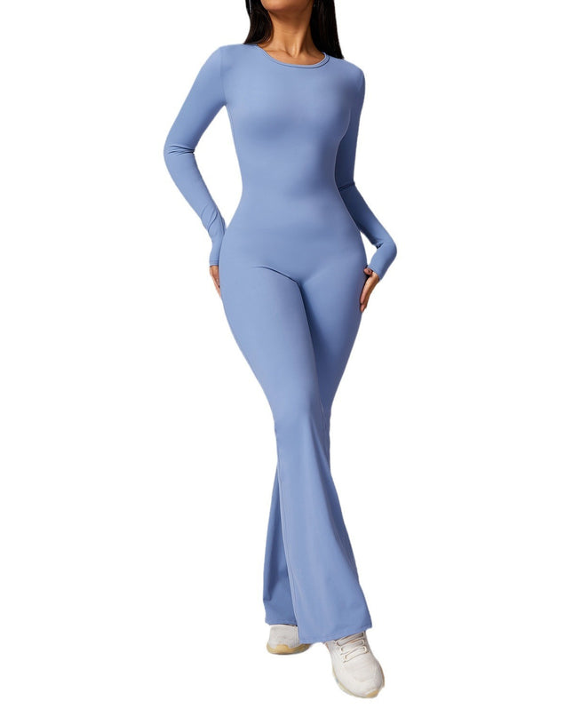 Long Sleeve  Jumpsuit  Feeling Tight Quick-drying Sports Workout