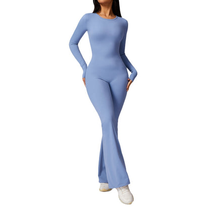Long Sleeve  Jumpsuit  Feeling Tight Quick-drying Sports Workout