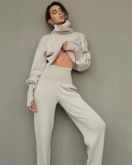 Inner Wear Sweater Bottoming Shirt Two-piece Sweater Fall Women's Clothing