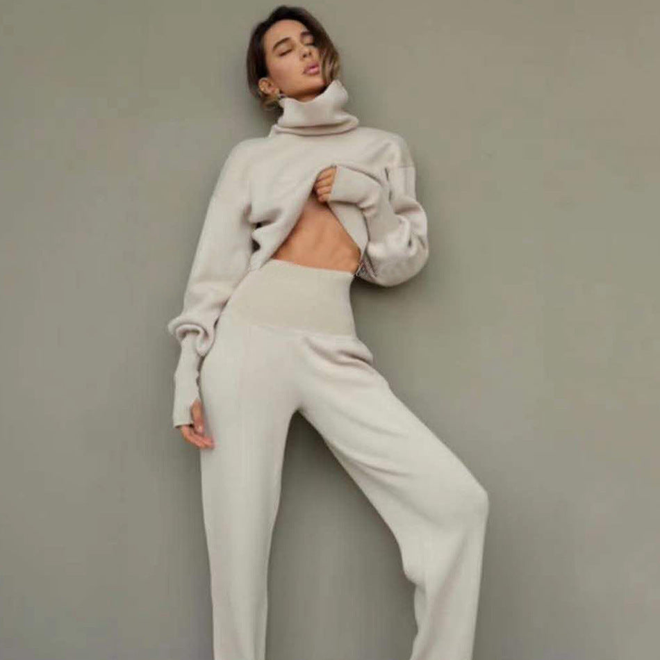 Inner Wear Sweater Bottoming Shirt Two-piece Sweater Fall Women's Clothing