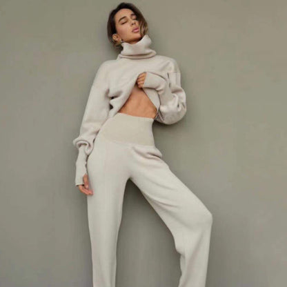 Inner Wear Sweater Bottoming Shirt Two-piece Sweater Fall Women's Clothing