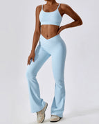 1 Bra Wide Leg Pants Blue