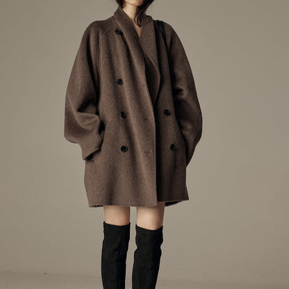 Elegant Winter Double-sided Wool Coat