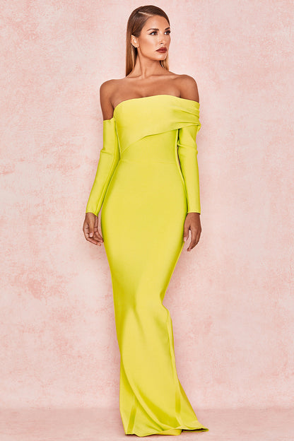 Sexy Temperament Irregular One Shoulder Split Dress