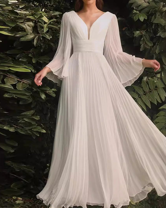 Women's Plus Size V-neck Dress Banquet