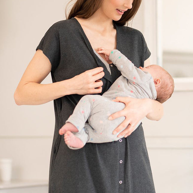 Pregnant Women Maternity Nursing Clothes Back Buckle Hospital