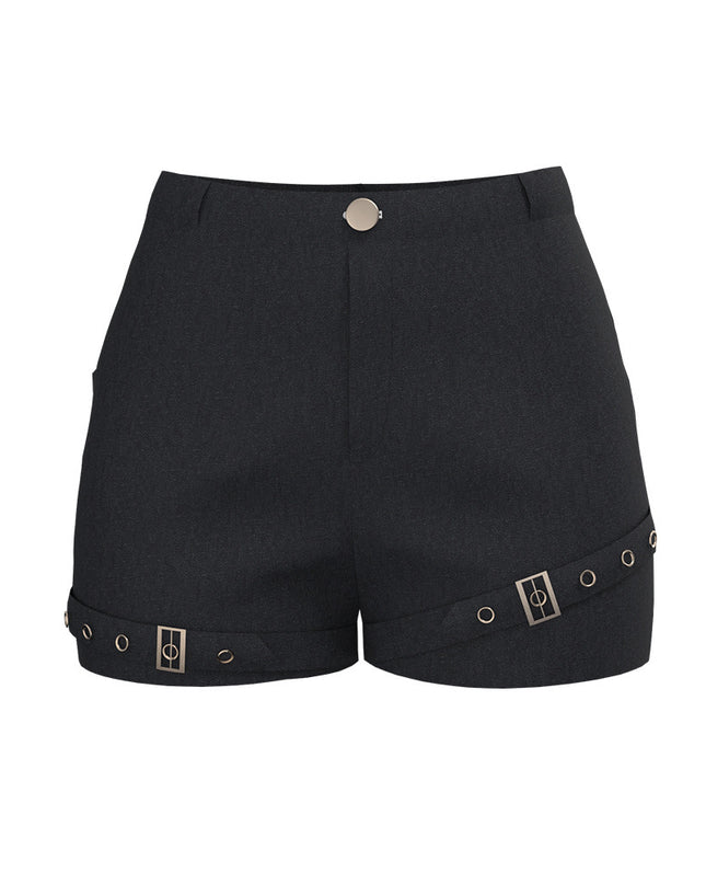 Rock Dark Punk Shorts Skirt For Women