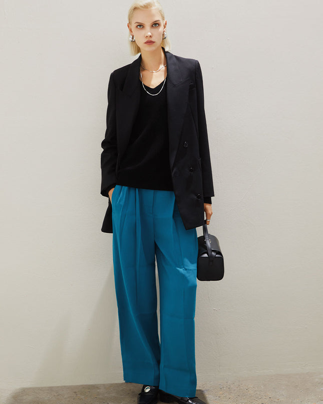 Fashion Simple Wool Suit Jacket Tops