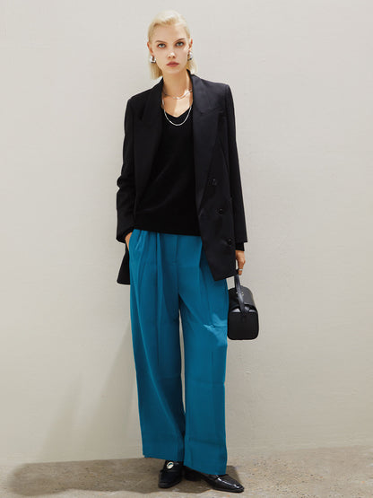 Fashion Simple Wool Suit Jacket Tops