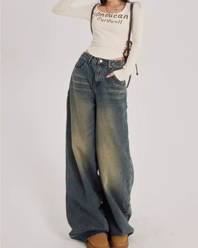 High Waisted Wide Leg Jeans For Women