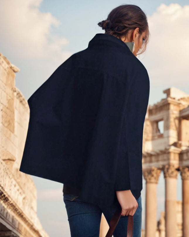 Women's French Solid Color Long Sleeve