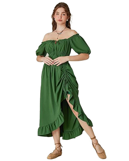Retro Irregular Women's Stage Dress