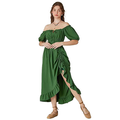 Retro Irregular Women's Stage Dress