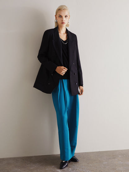 Fashion Simple Wool Suit Jacket Tops