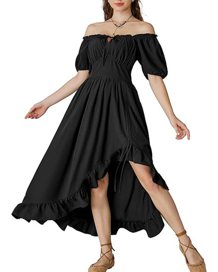 Retro Irregular Women's Stage Dress