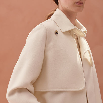 Retro Short Temperamental Women's Genuine Leather Clothes