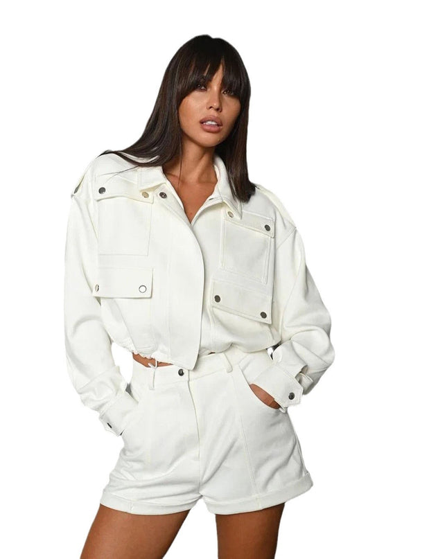 Workwear Short Coat Shorts Suit Women