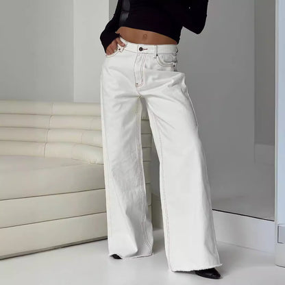 Leisure Loose Denim Trousers Women