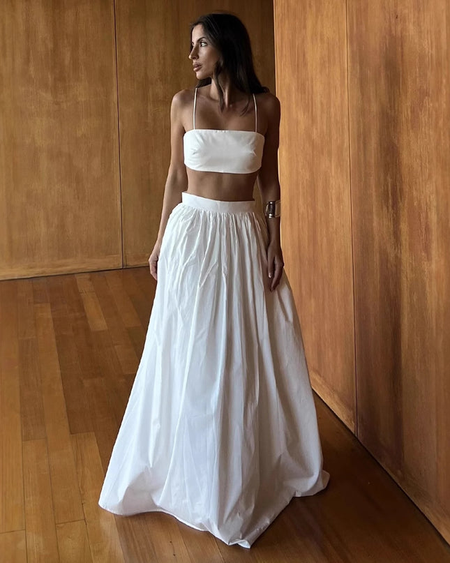 Cotton sexy Skirt Suit