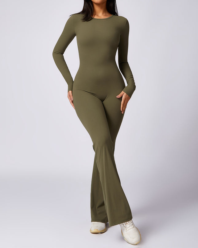 Long Sleeve  Jumpsuit  Feeling Tight Quick-drying Sports Workout