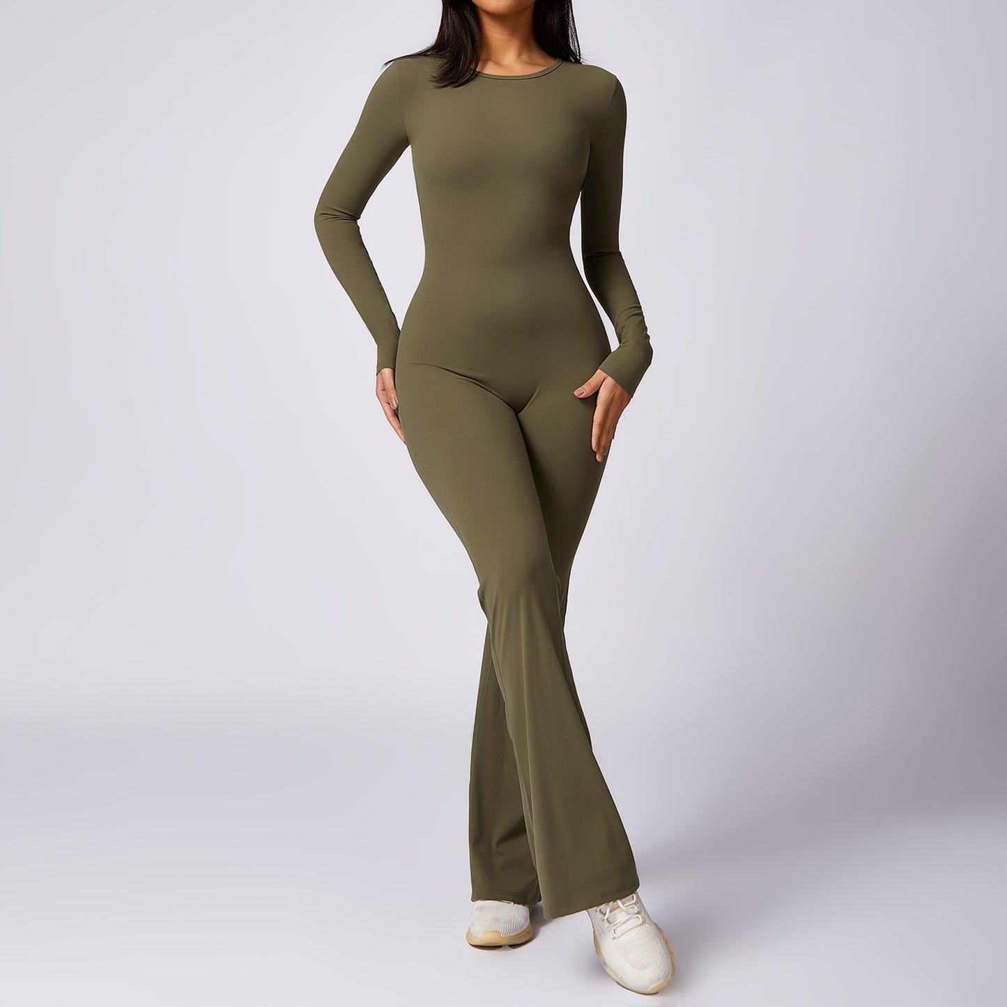 Long Sleeve  Jumpsuit  Feeling Tight Quick-drying Sports Workout