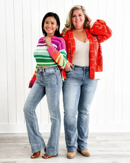 Fashion Plus Size Stretchy Slim-fit Jeans