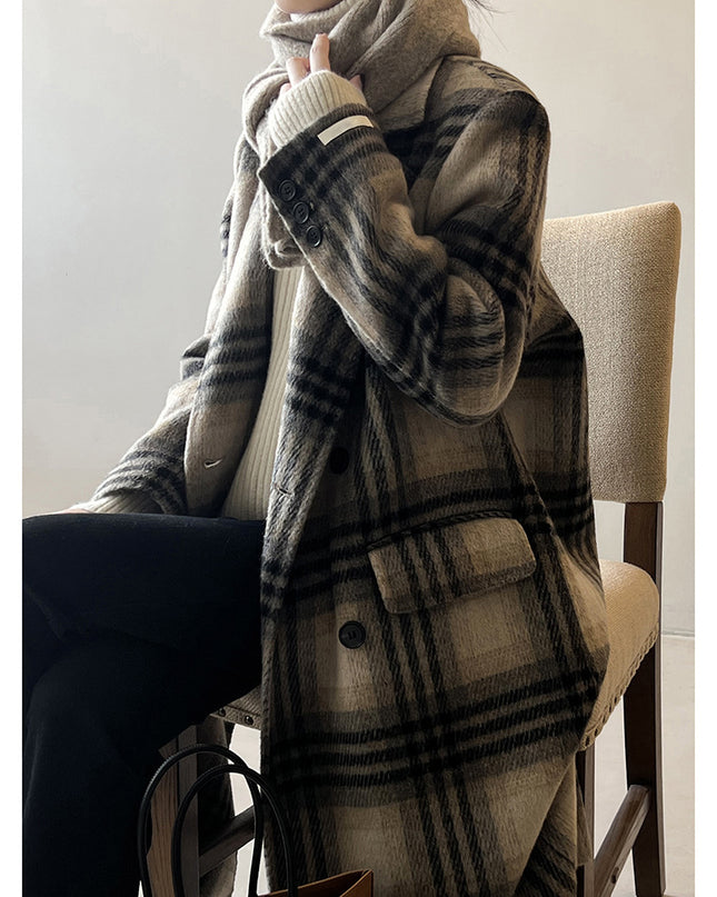 Retro Double-faced Woolen Goods Coat