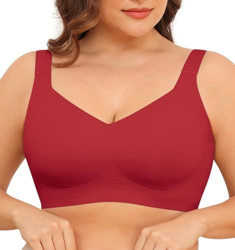 Xcutting Women Wirefree Bras For Women Full Coverage No Unde