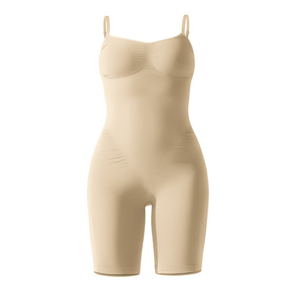 High Elastic Jumpsuit Shorts Sports Running Fitness