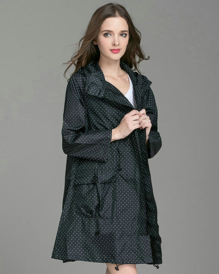 Autumn  Winter Windbreaker With Foldable Cuffs