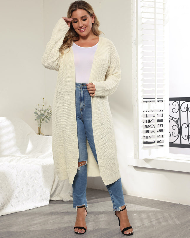 Women's Coat Simple Fashion European And American Style Plus Size Women's Sweater Cardigan