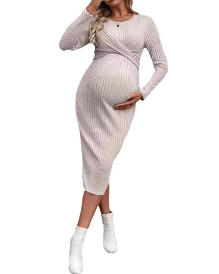 Long Sleeve Pregnant Women Dress