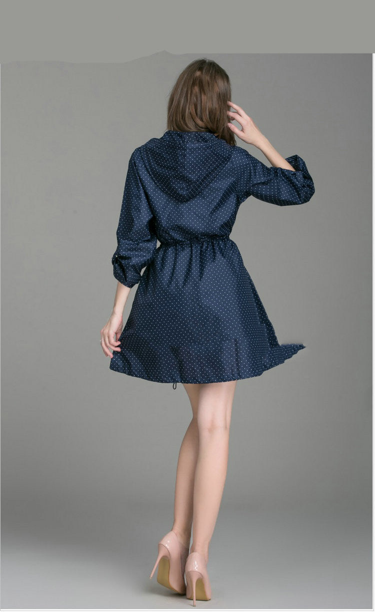 Autumn  Winter Windbreaker With Foldable Cuffs